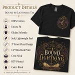 dragon riders society inspired graphic tee shirt with details