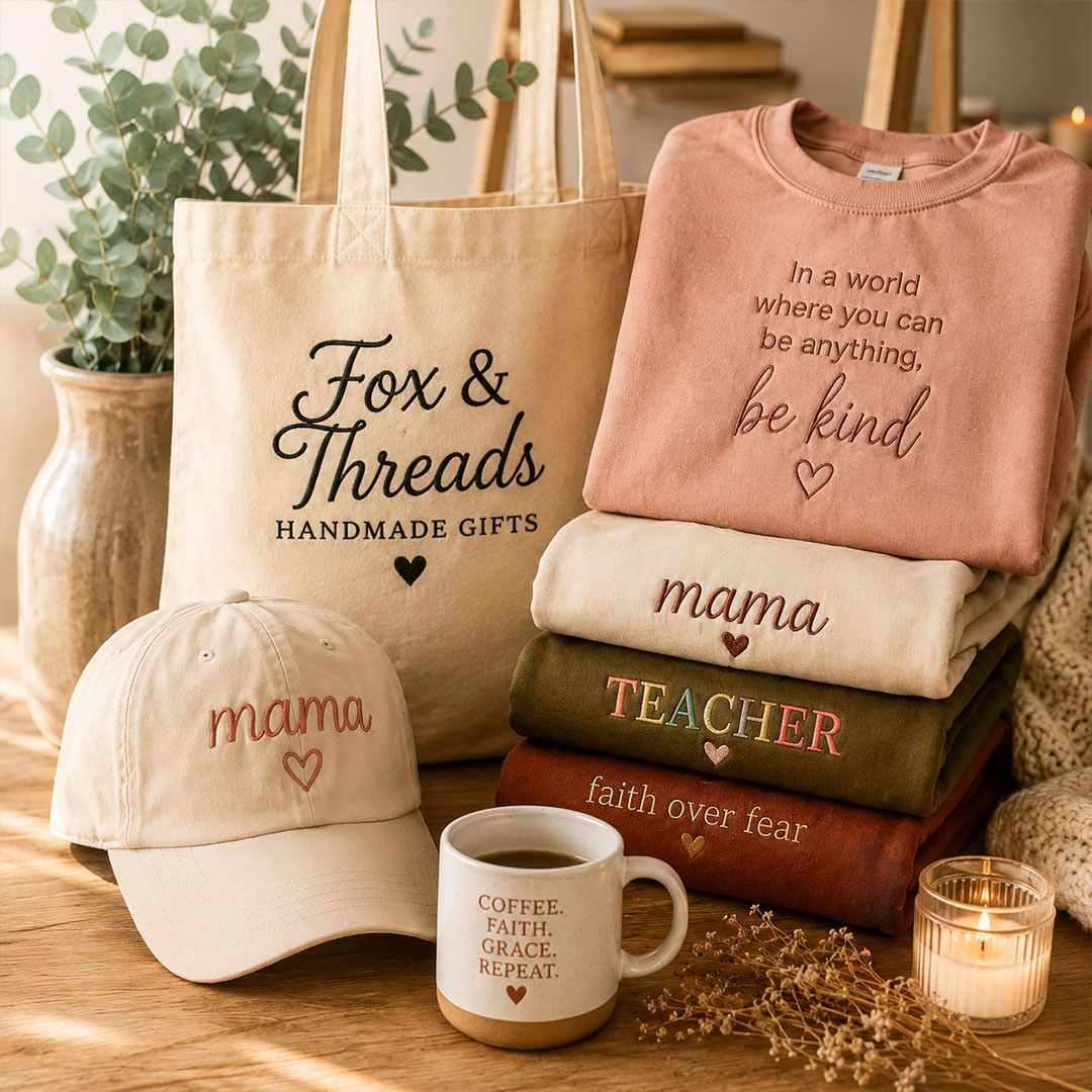 Fox and Threads handmade products