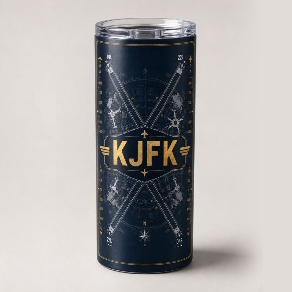 airport custom tumbler - pick your favorite airport