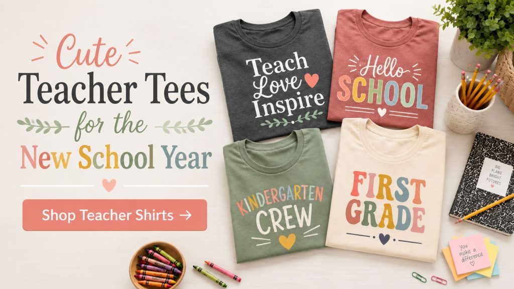 Shop back-to-school teacher shirts from Fox and Threads