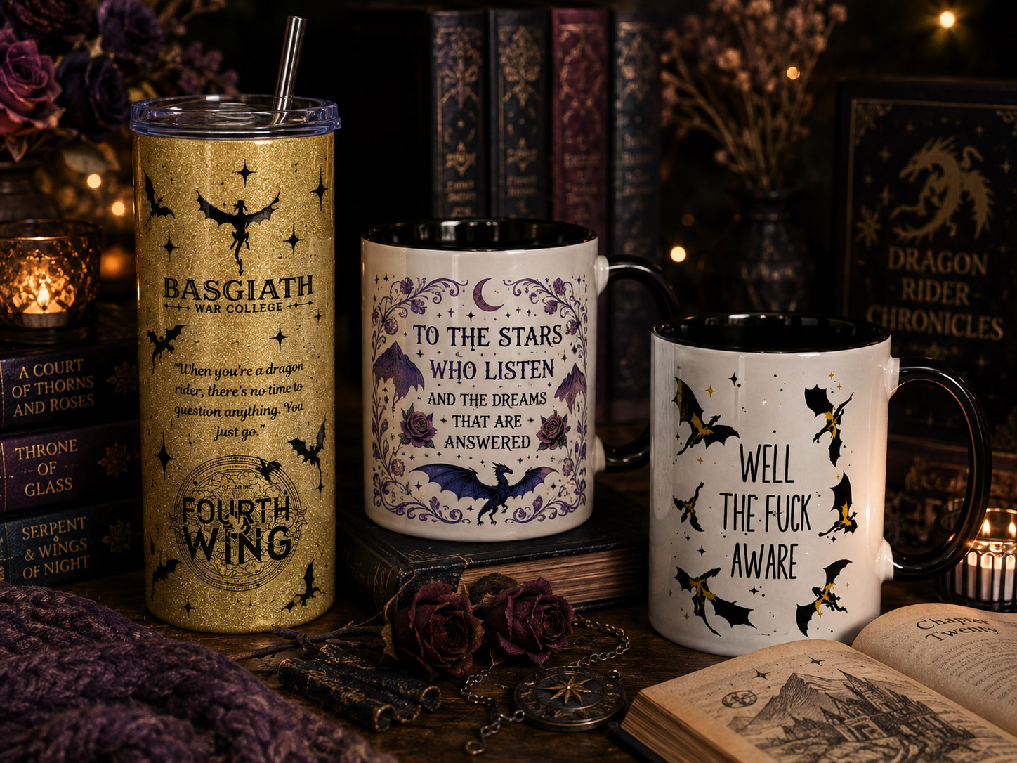 Bookish Drinkware
